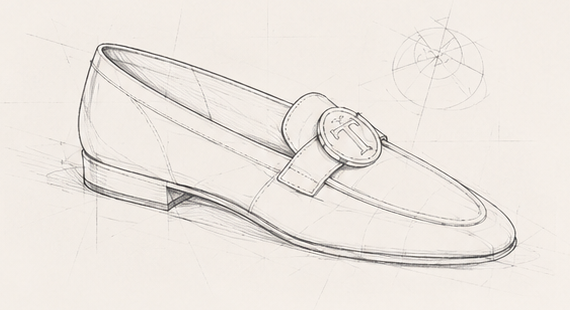 TIADEL loafer sketch