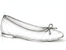 Ballet flat sketch